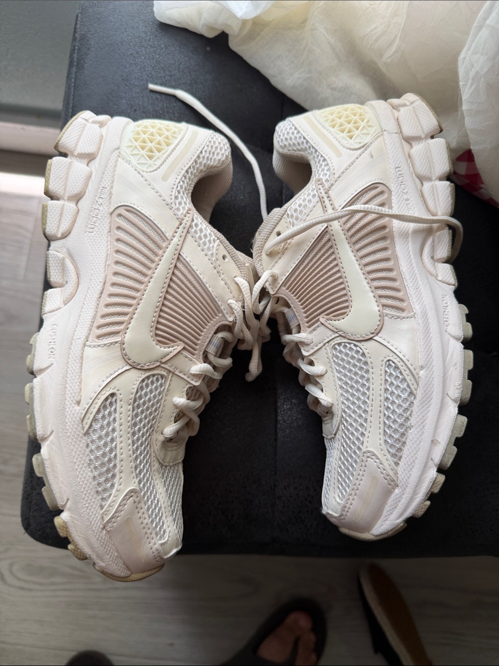 Nike Women's Light Beige Mesh & Synthetic Sneakers - Picture 5 of 5